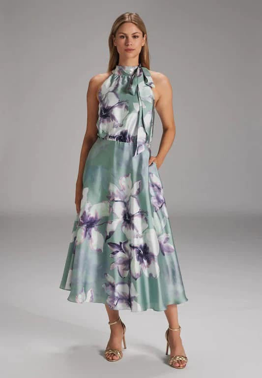 SatinFlowerDress