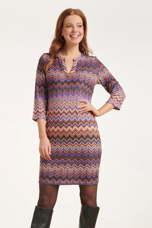 PurpleZigZagDress