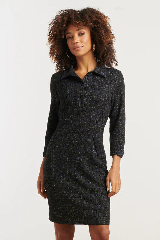 NavyLurexDress -/-50%