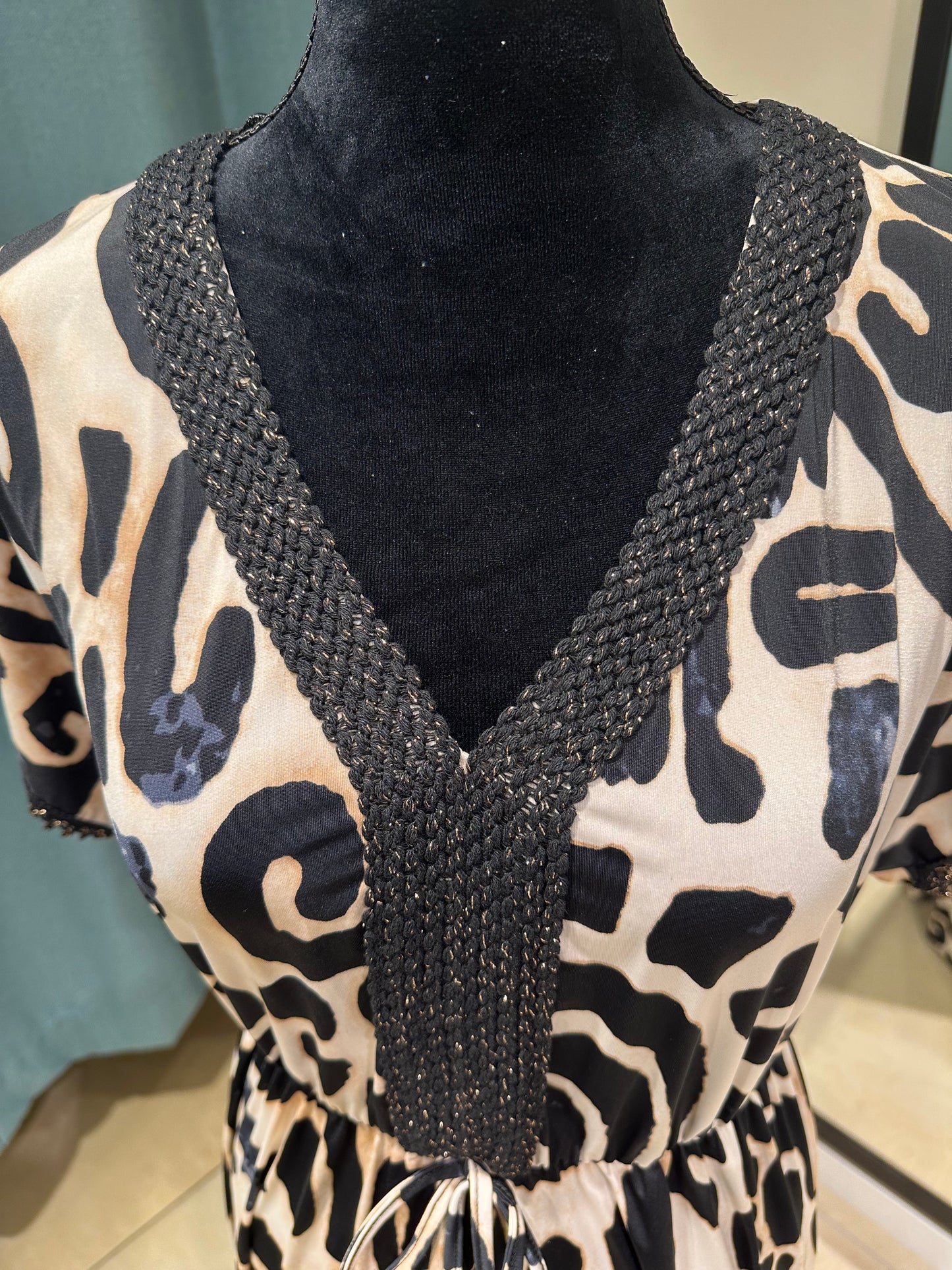 BatiBlackPrintDress