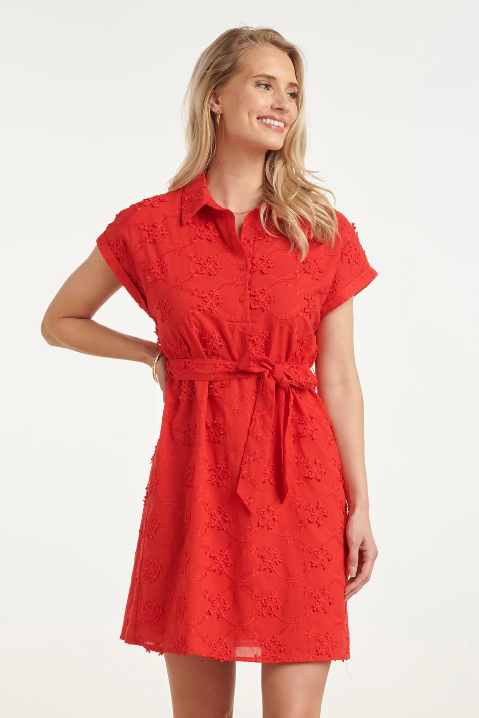 RedFleurDress