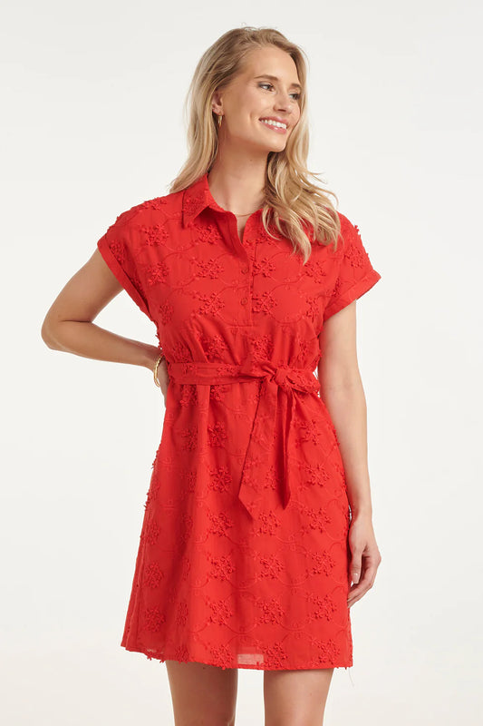 RedFleurDress