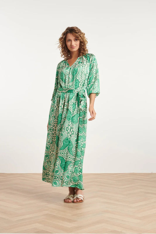 GreenPaisleyDress